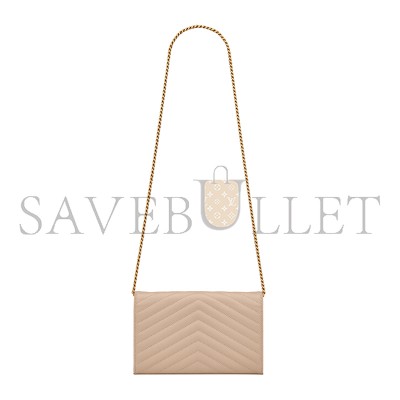 YSL CASSANDRE MATELASSÉ IN GRAIN DE POUDRE EMBOSSED LEATHER 377828 (22.5*14*4cm)